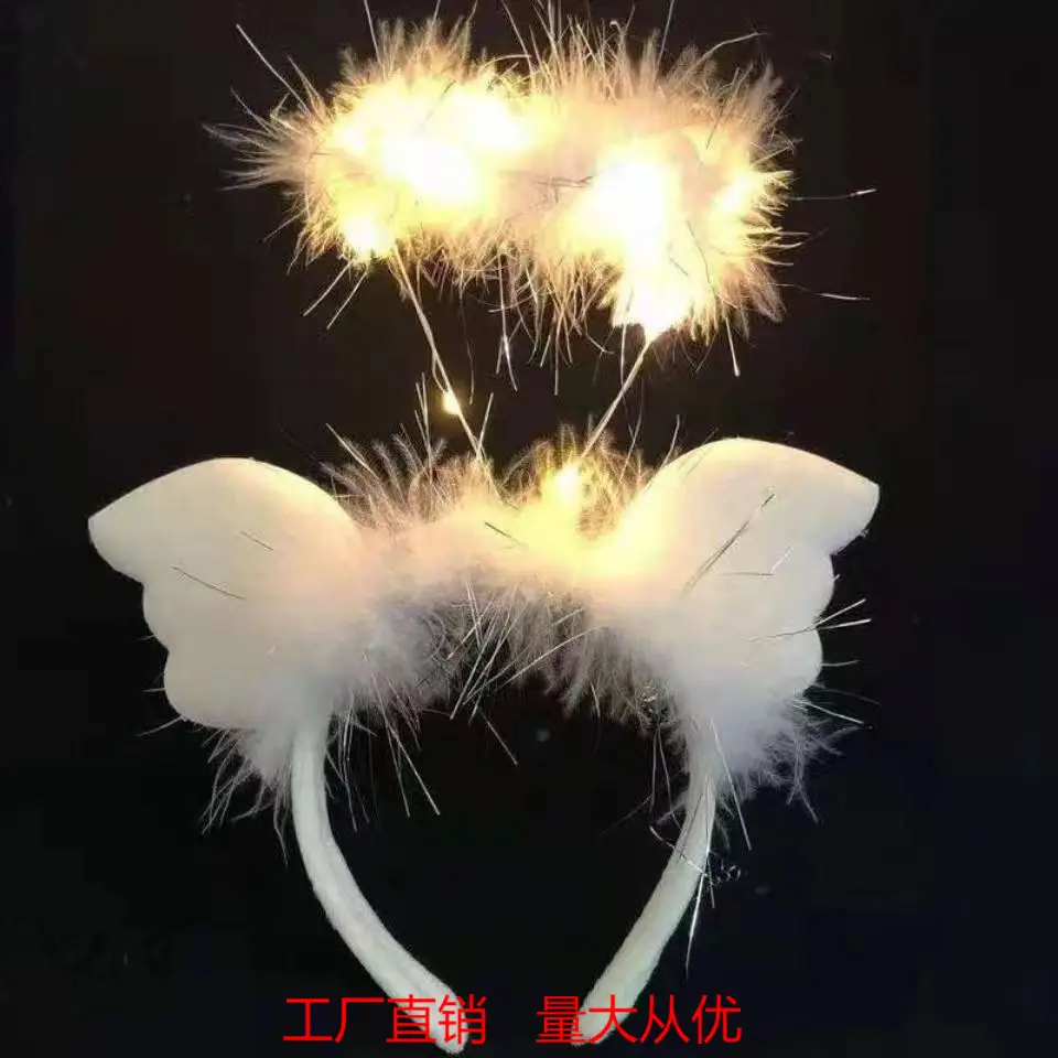 Korean Style Fox Cat Ear Headband with LED Light - Image 12