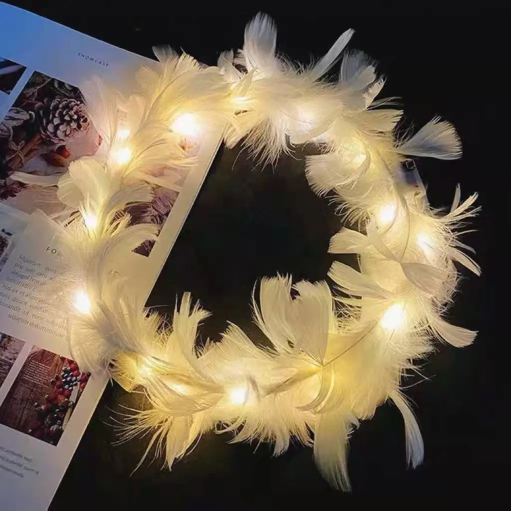 Korean Style Fox Cat Ear Headband with LED Light - Image 31