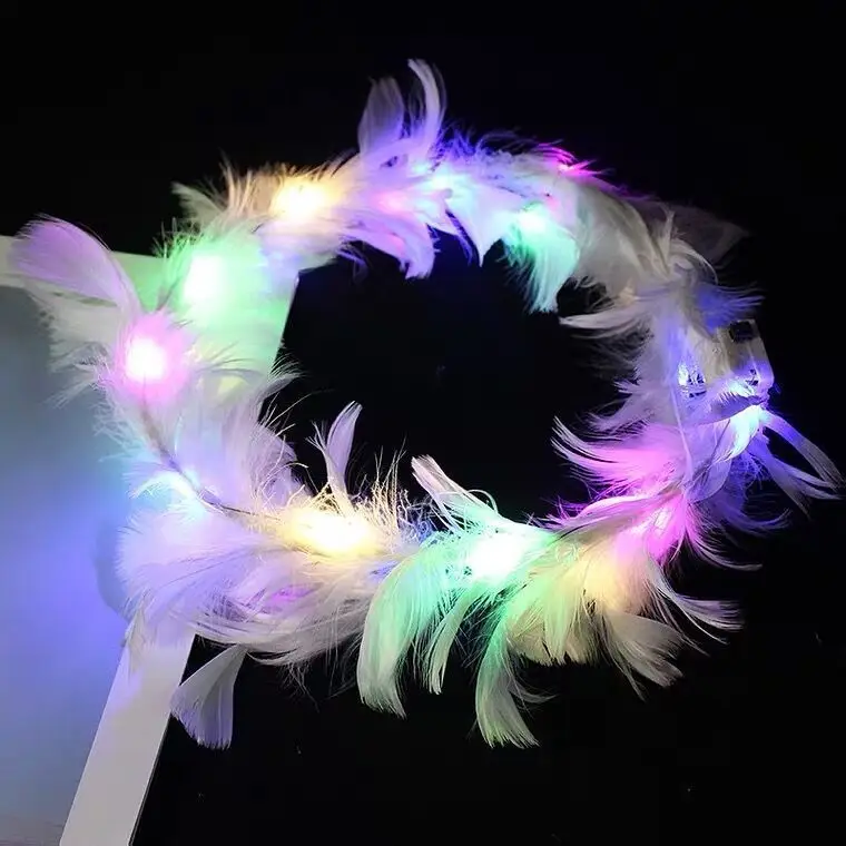Korean Style Fox Cat Ear Headband with LED Light - Image 32
