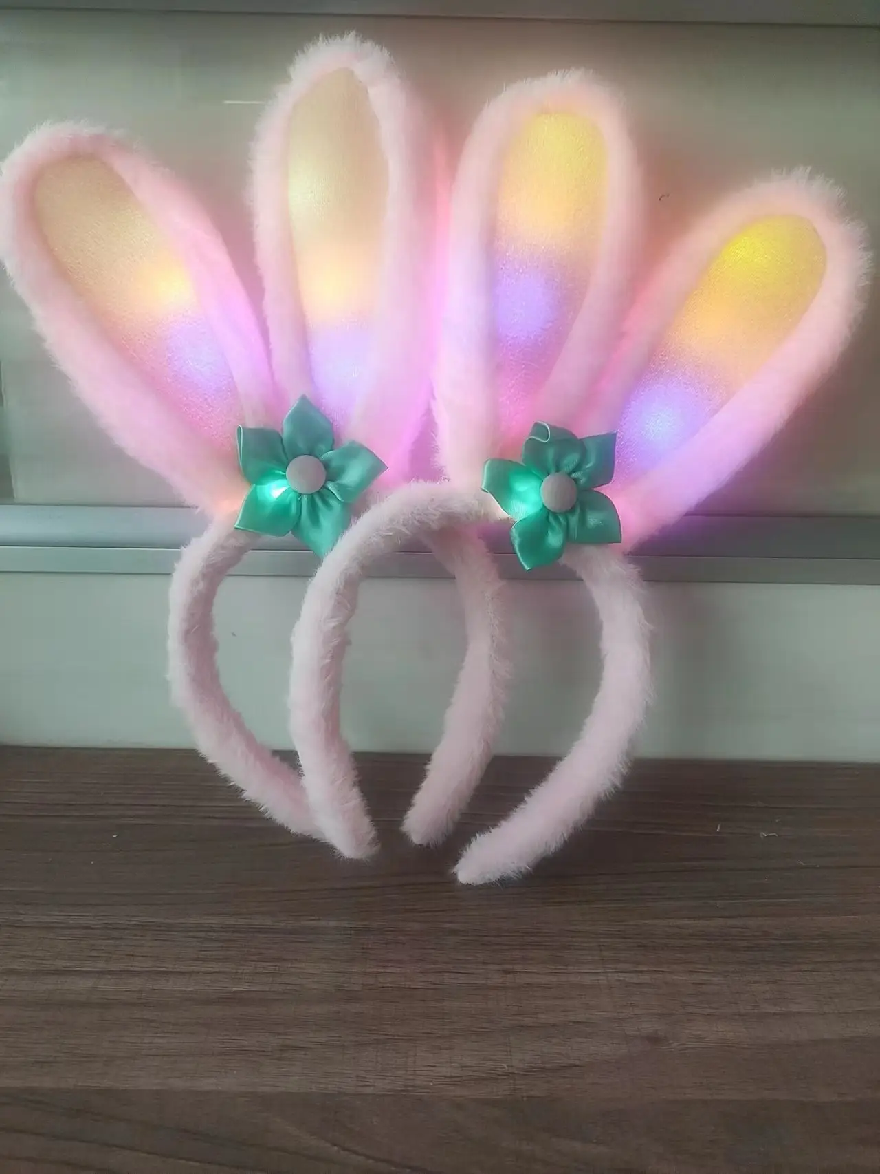 Korean Style Fox Cat Ear Headband with LED Light - Image 9