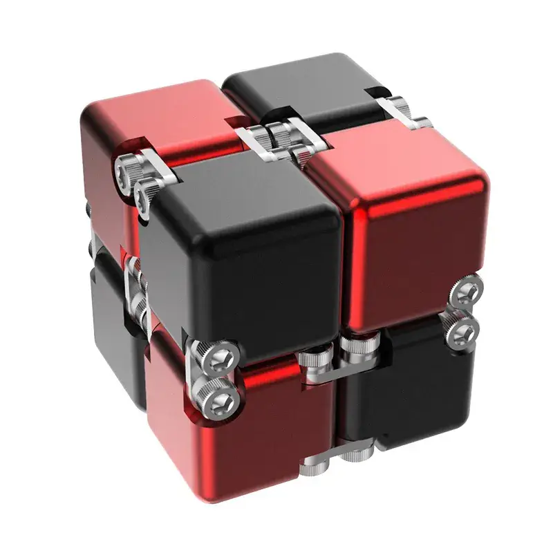 DIY Infinite Rubik's Cube-Red and Black