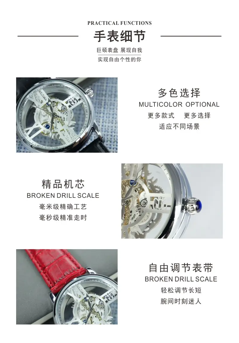 Napec/NEPIC 2023 Sports Men's Watch with Skeleton Design — feature 5