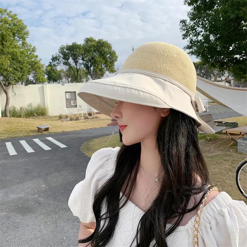 Pink Mesh Sun Hat for Women Beach Travel — feature 22