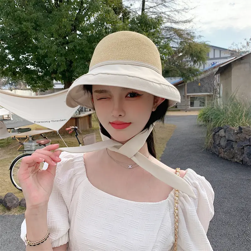 Pink Mesh Sun Hat for Women Beach Travel — feature 25