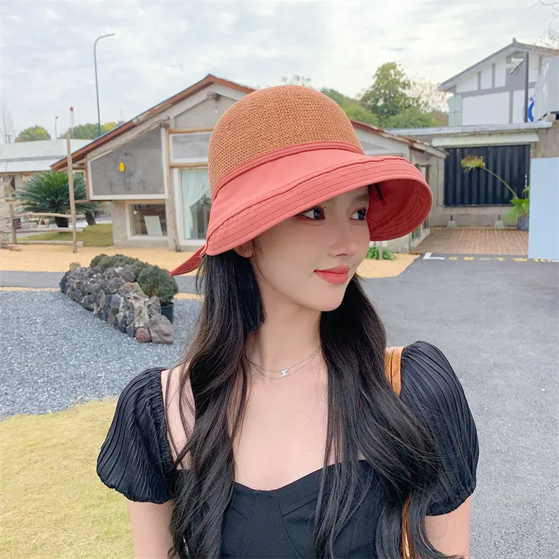 Pink Mesh Sun Hat for Women Beach Travel — feature 4