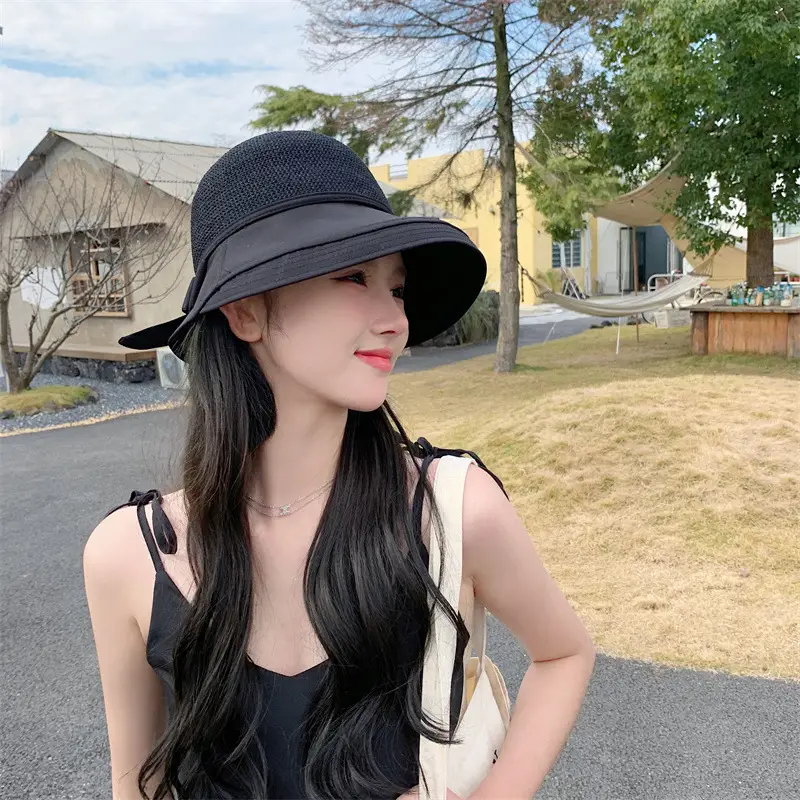 Pink Mesh Sun Hat for Women Beach Travel — feature 8