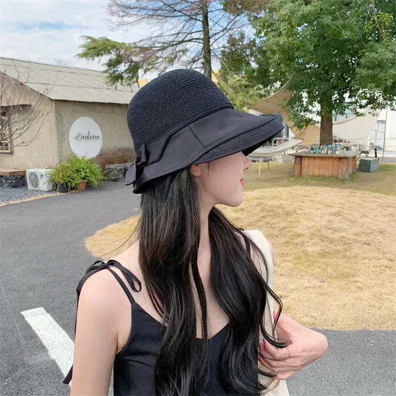 Pink Mesh Sun Hat for Women Beach Travel — feature 9
