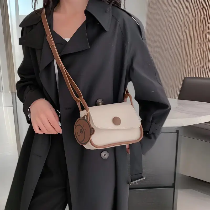 Retro Women's White Crossbody Bag 2026 - Image 5