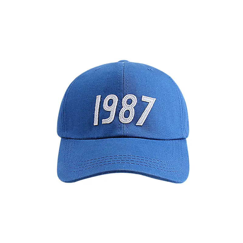 Women Baseball Cap 1987 Embroidered Beige - Image 13