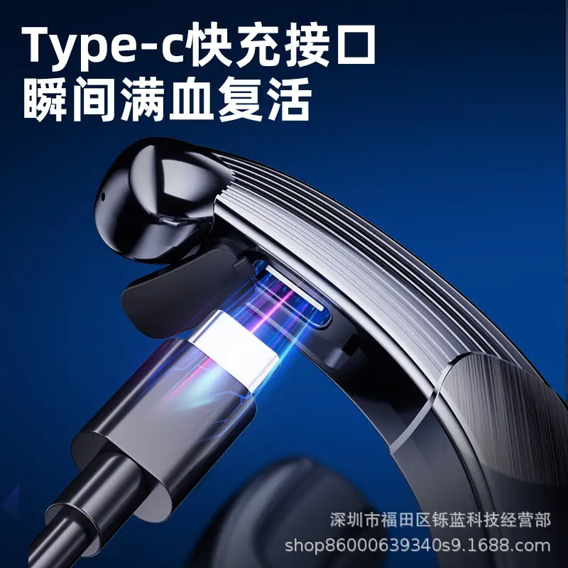 Wireless Bluetooth Headset with LED Display & 300M Audio - Image 13
