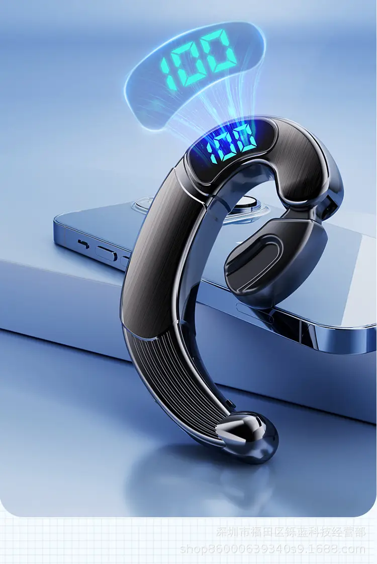Wireless Bluetooth Headset with LED Display & 300M Audio — feature 11