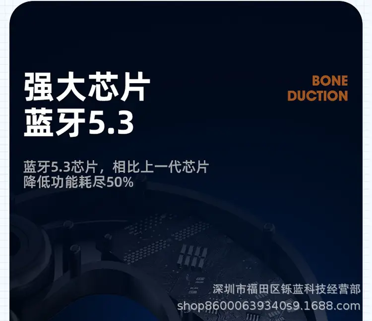 Wireless Bluetooth Headset with LED Display & 300M Audio — feature 12