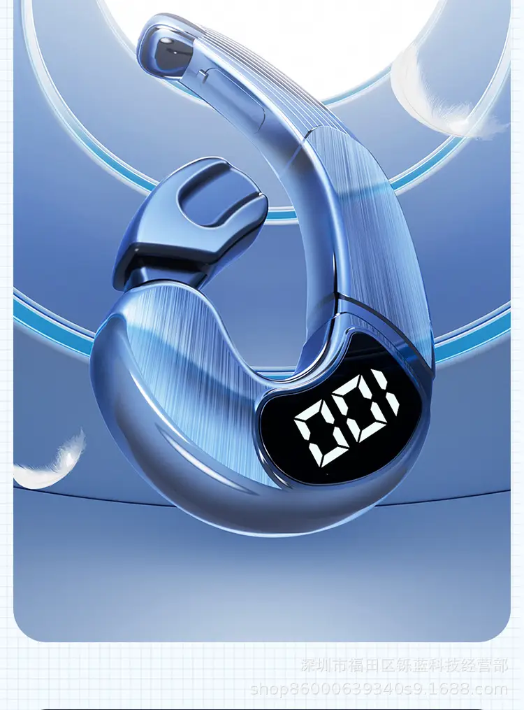 Wireless Bluetooth Headset with LED Display & 300M Audio — feature 15