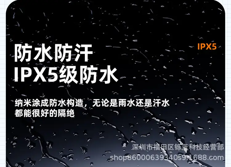 Wireless Bluetooth Headset with LED Display & 300M Audio — feature 25