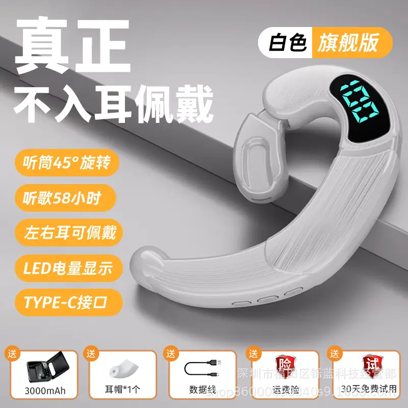 Wireless Bluetooth Headset with LED Display & 300M Audio - Image 9