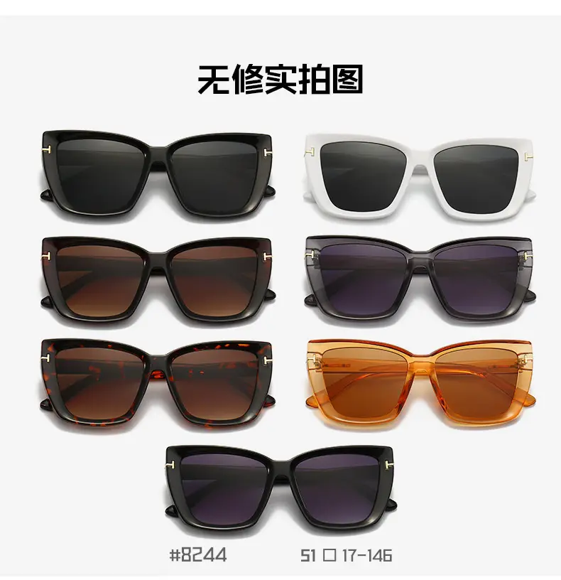 Women's Butterfly Driving Sunglasses Black 8244T β feature 21