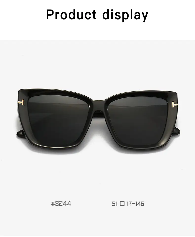 Women's Butterfly Driving Sunglasses Black 8244T β feature 7