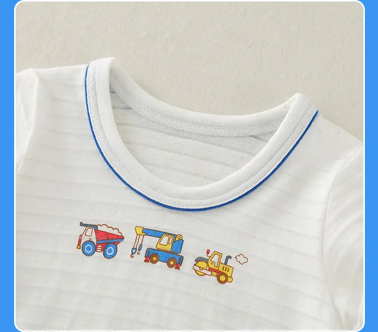 2023 Kids Cotton Baby T-Shirt Set White Japanese Style — feature 16