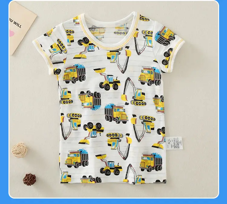 2023 Kids Cotton Baby T-Shirt Set White Japanese Style — feature 18