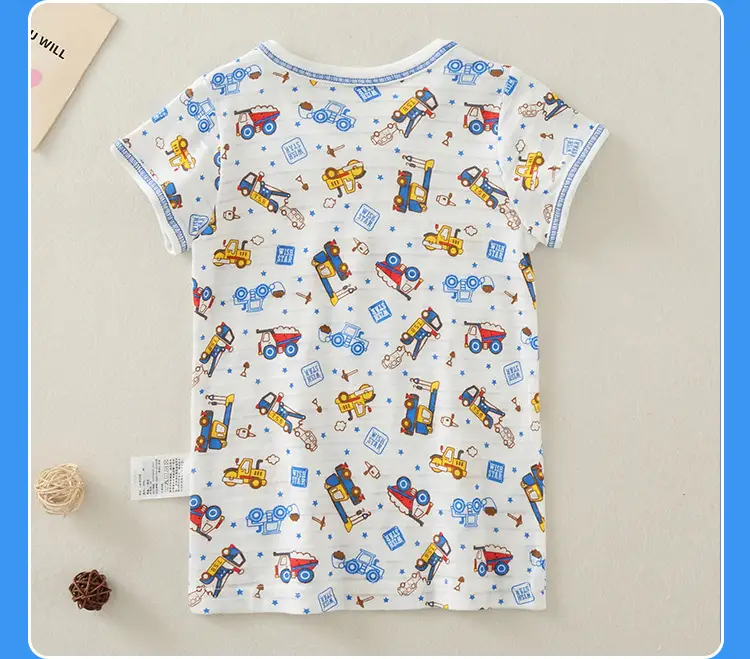 2023 Kids Cotton Baby T-Shirt Set White Japanese Style — feature 24