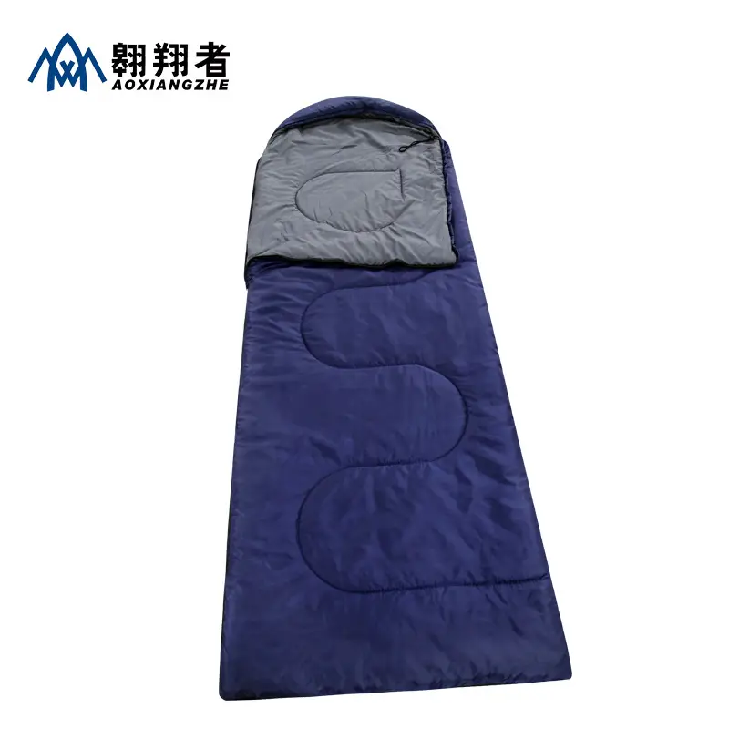 Dark Blue Cotton Sleeping Bag Thick Warm Factory Wholesale