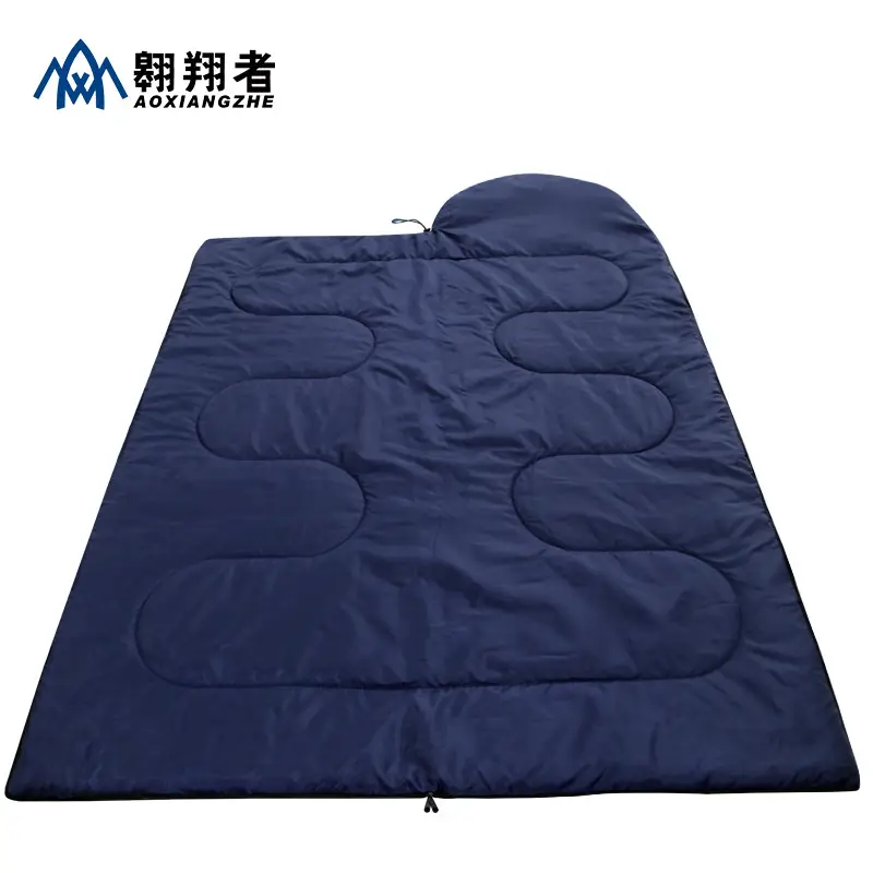 Dark Blue Cotton Sleeping Bag Thick Warm Factory Wholesale