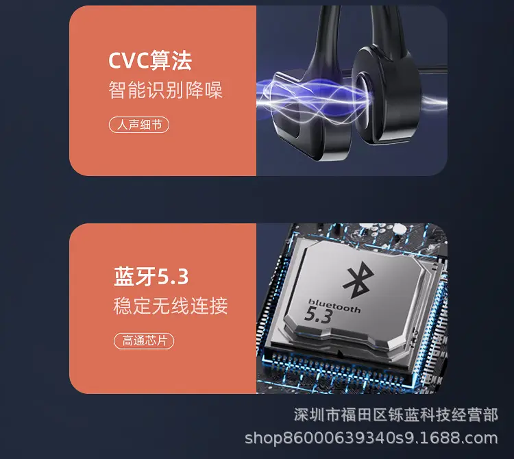 Bluetooth Ear-Mounted Headset with Waterproof Design — feature 16