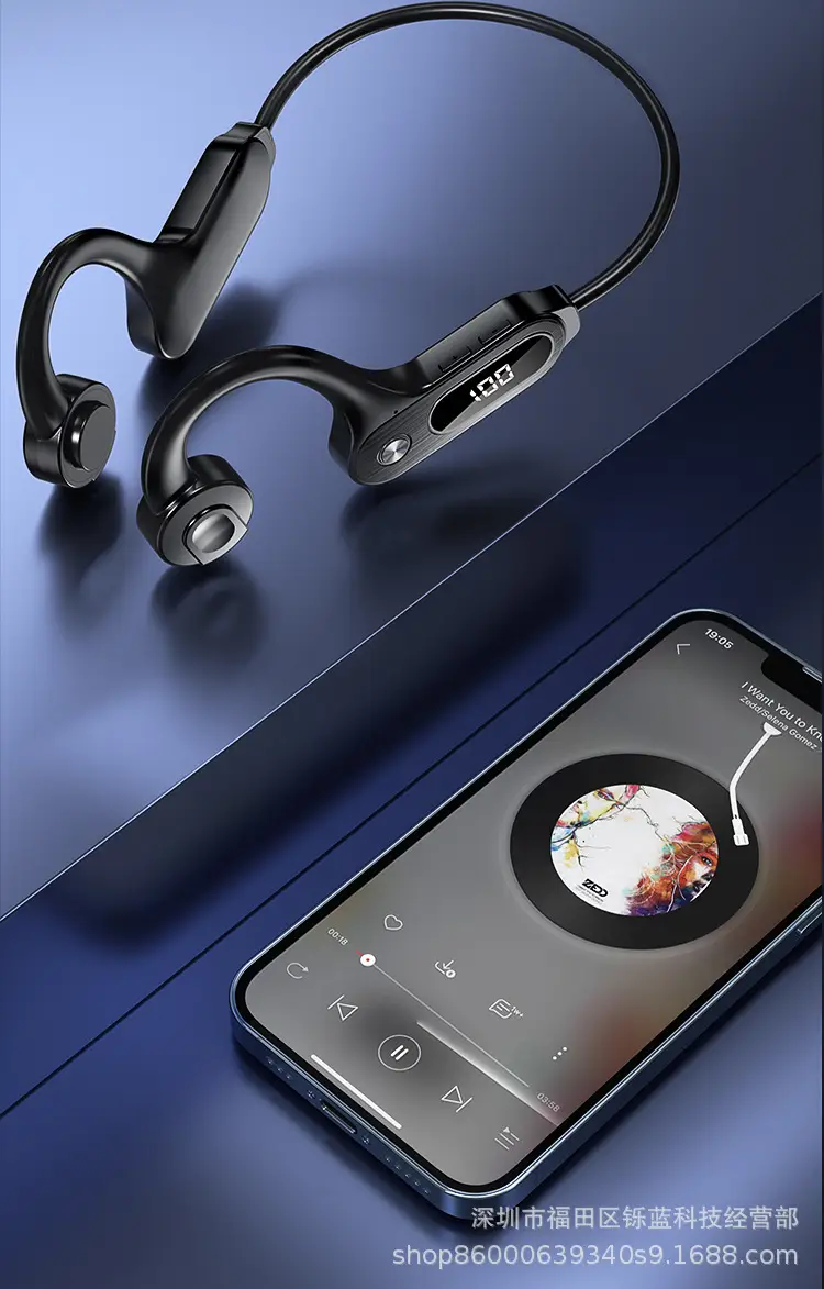 Bluetooth Ear-Mounted Headset with Waterproof Design — feature 18
