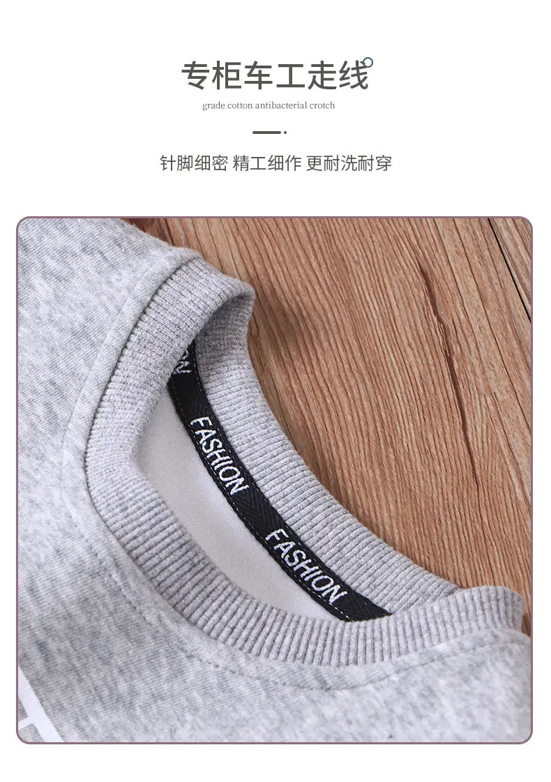 Kids Super Boy Sweatshirt Blue Long Sleeve Summer Wear — feature 8