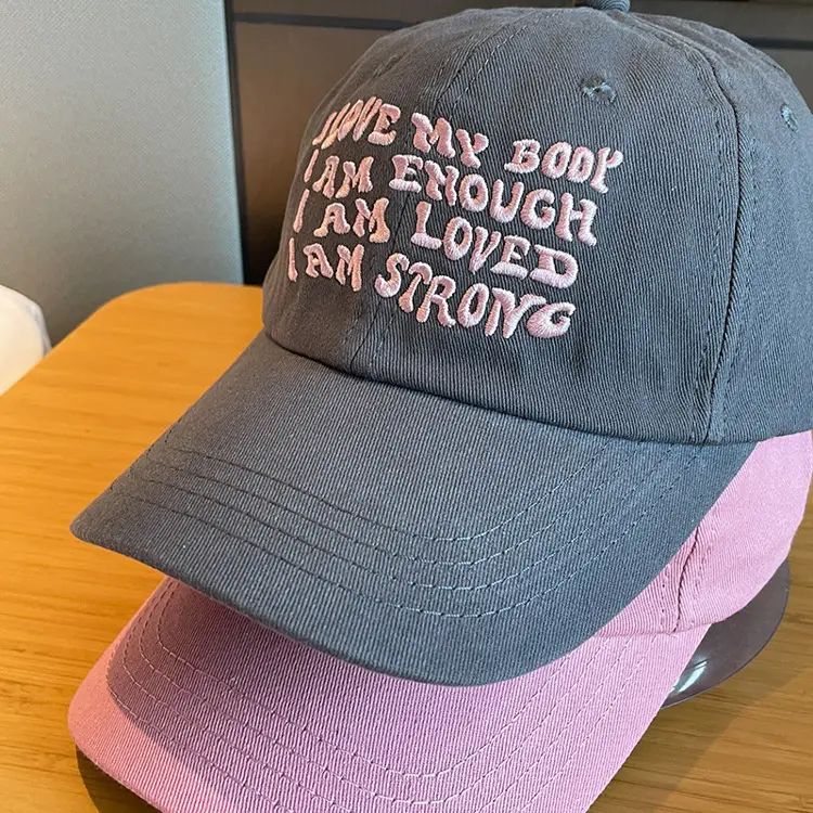 American Hat Street Soft Top Letter Embroidered Baseball Cap — feature 12