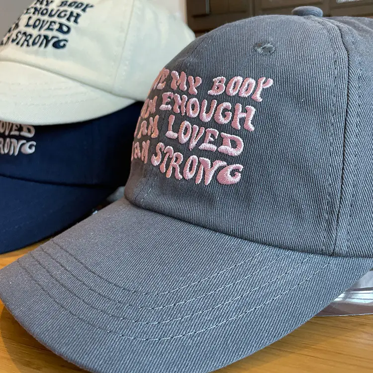 American Hat Street Soft Top Letter Embroidered Baseball Cap — feature 16