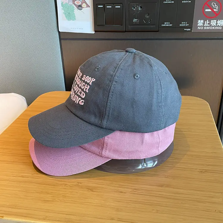American Hat Street Soft Top Letter Embroidered Baseball Cap — feature 18