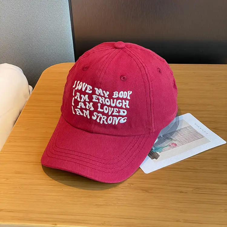 American Hat Street Soft Top Letter Embroidered Baseball Cap — feature 19