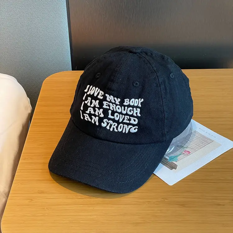 American Hat Street Soft Top Letter Embroidered Baseball Cap — feature 21