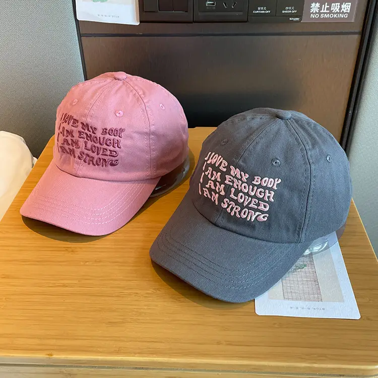 American Hat Street Soft Top Letter Embroidered Baseball Cap — feature 5
