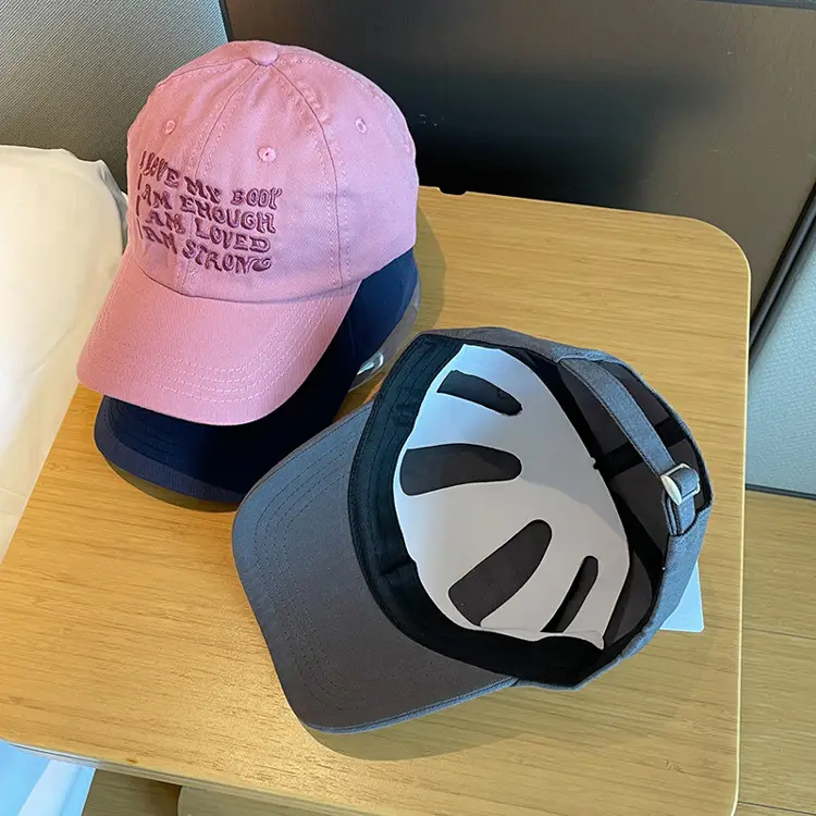 American Hat Street Soft Top Letter Embroidered Baseball Cap — feature 7