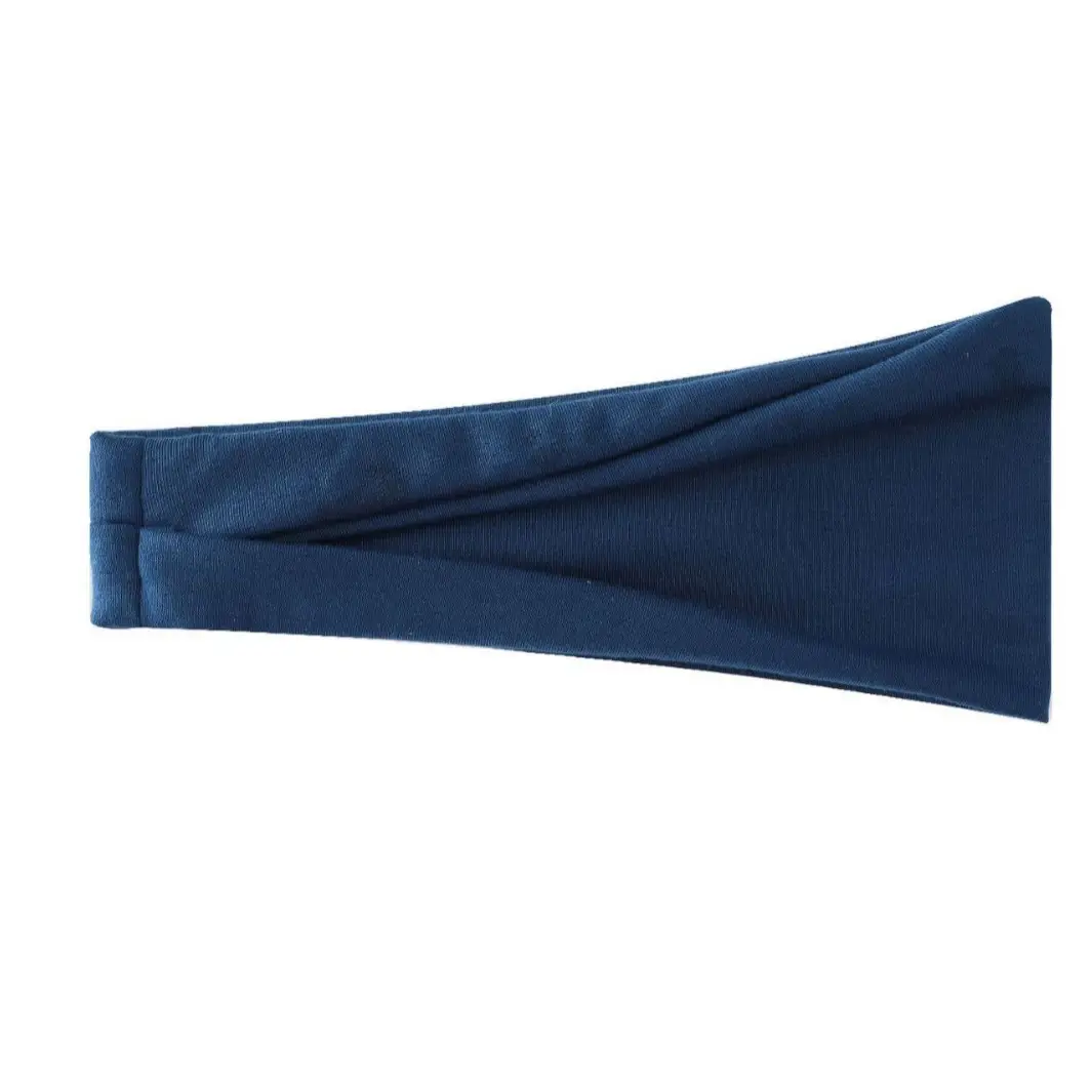 European American Korean Style Solid Color Sports Yoga Headband - Image 19