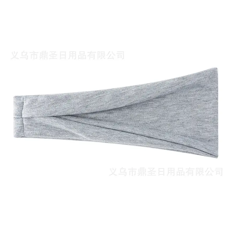 European American Korean Style Solid Color Sports Yoga Headband — feature 10