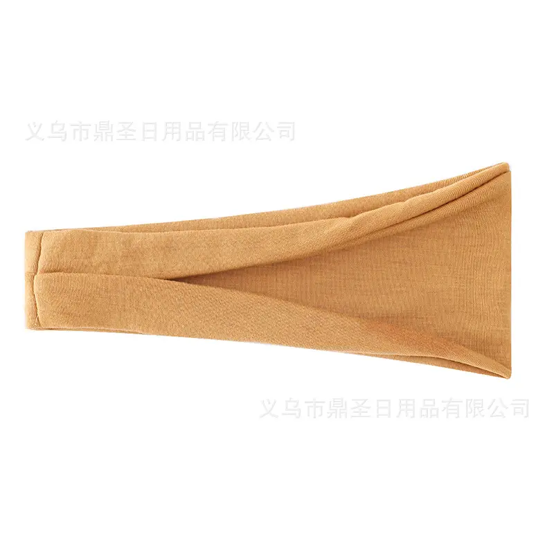European American Korean Style Solid Color Sports Yoga Headband — feature 12