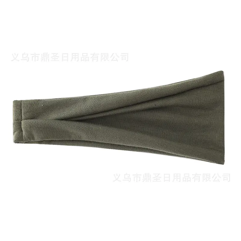 European American Korean Style Solid Color Sports Yoga Headband — feature 13