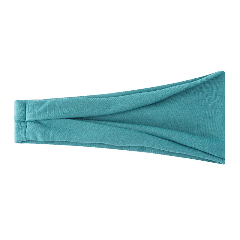 European American Korean Style Solid Color Sports Yoga Headband - Image 11