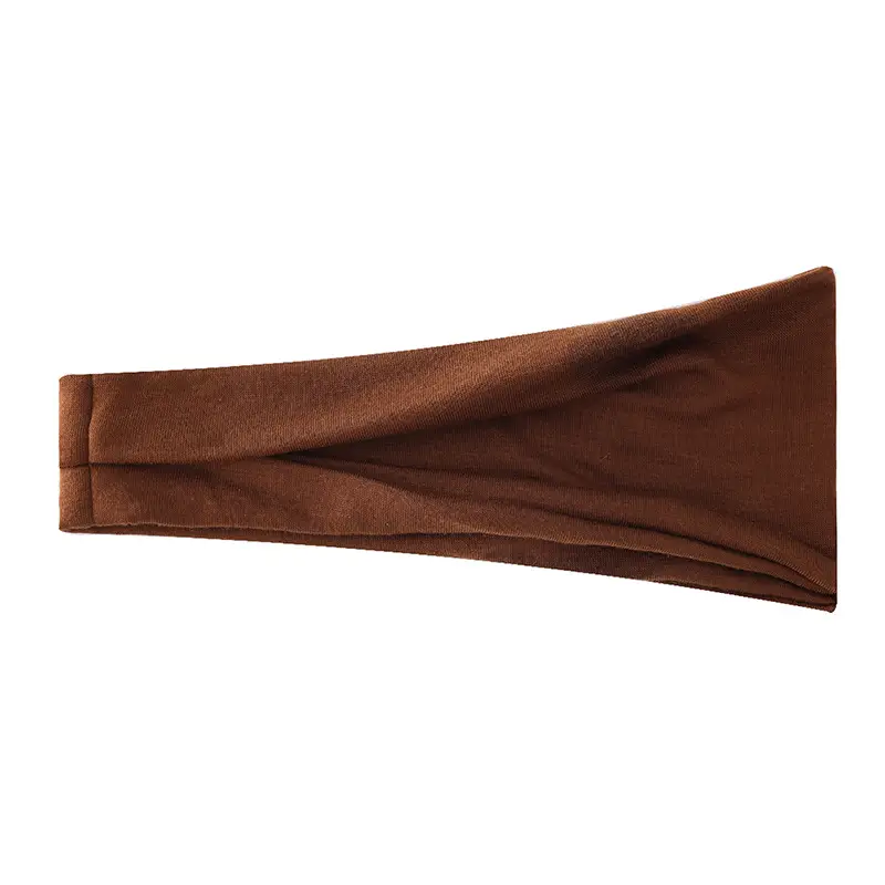 European American Korean Style Solid Color Sports Yoga Headband - Image 13
