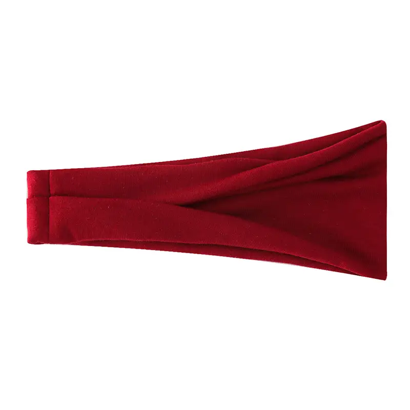 European American Korean Style Solid Color Sports Yoga Headband - Image 14