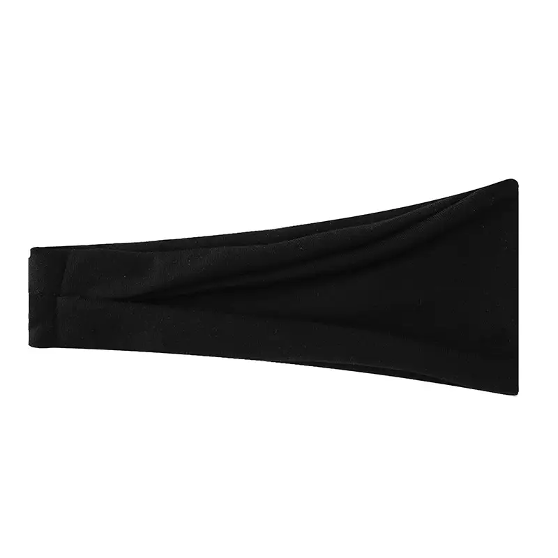European American Korean Style Solid Color Sports Yoga Headband - Image 3