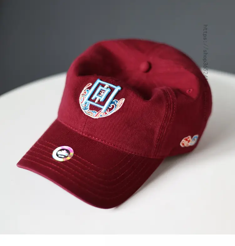 New National Three-Demanded Baseball Cap Women Black Embroidered — feature 18