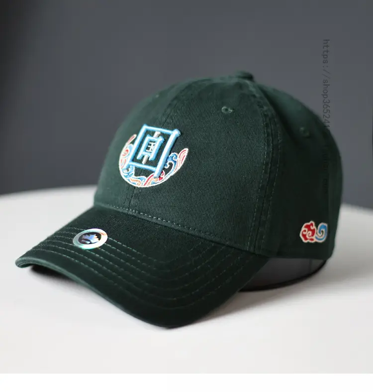 New National Three-Demanded Baseball Cap Women Black Embroidered — feature 24