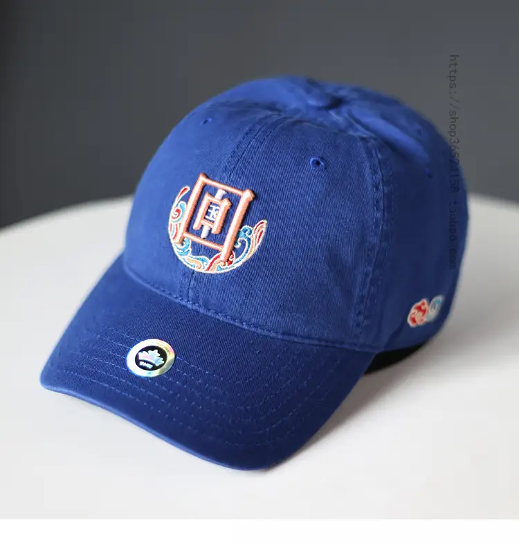 New National Three-Demanded Baseball Cap Women Black Embroidered — feature 5