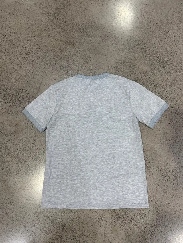 Men's Blue Henley T-Shirt Round Neck Short Sleeve — feature 30