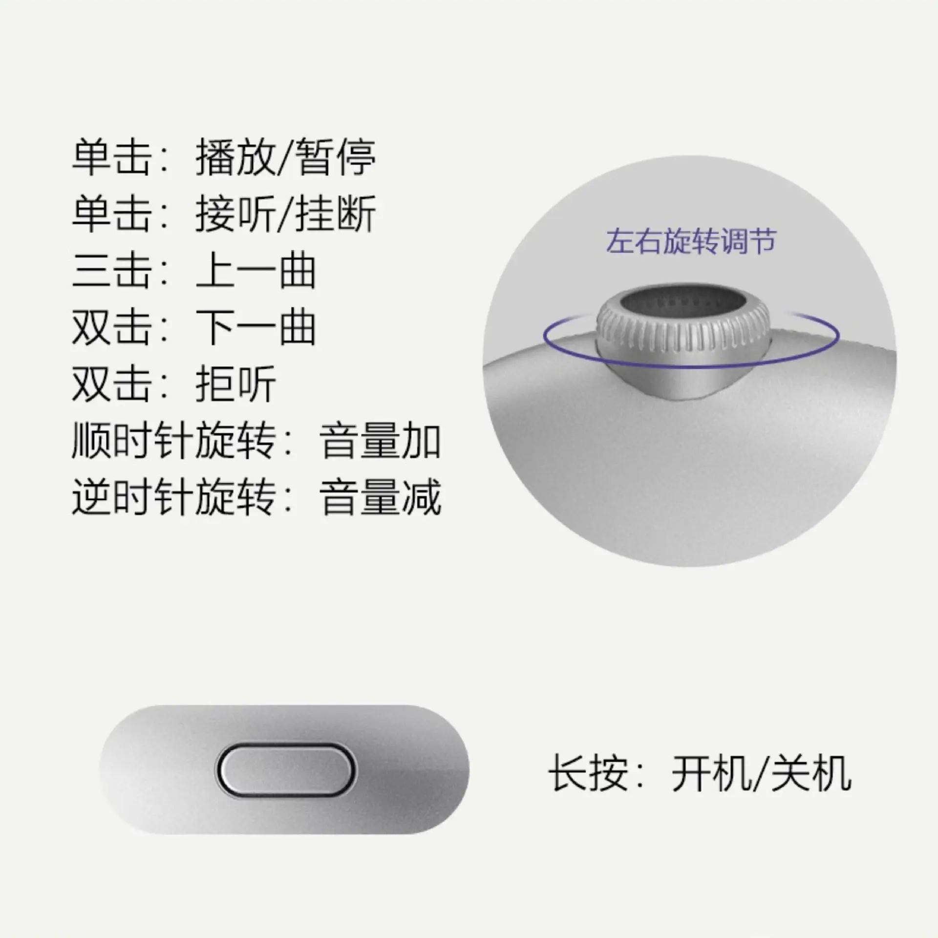 All-in-One Bluetooth Earphone with Mic & Sound