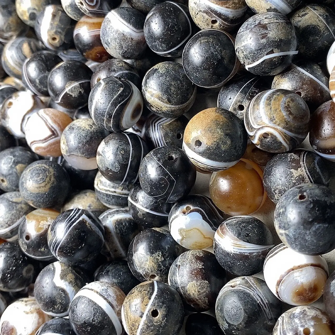 Natural Carnelian Agate Round Beads Single Beads - Image 2